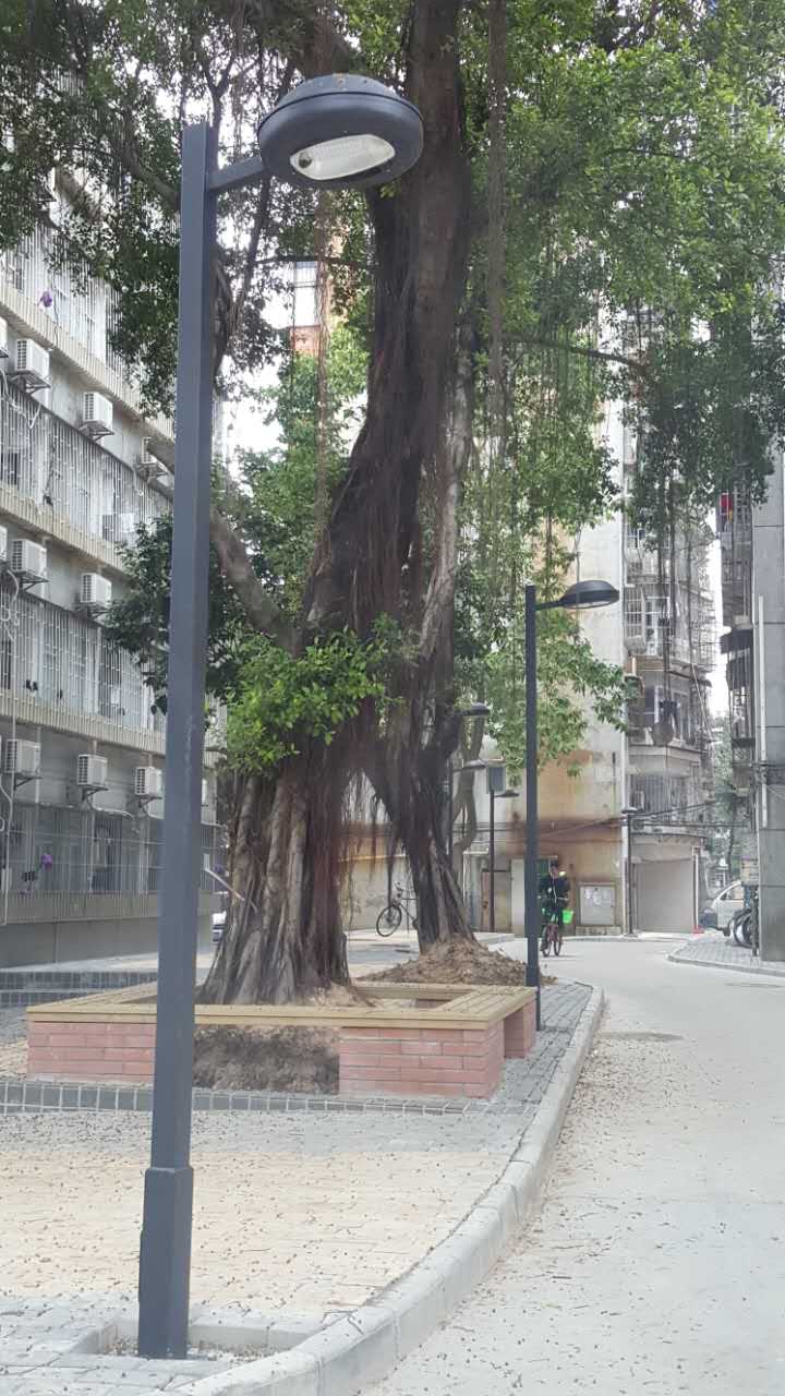 珠海蓮花山小區(qū)庭院燈細節(jié)圖